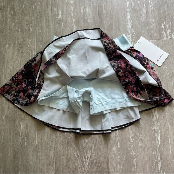 Lululemon Court Rival High-Rise Skirt - Stencil Blossom Red Multi - Picture 3 of 6